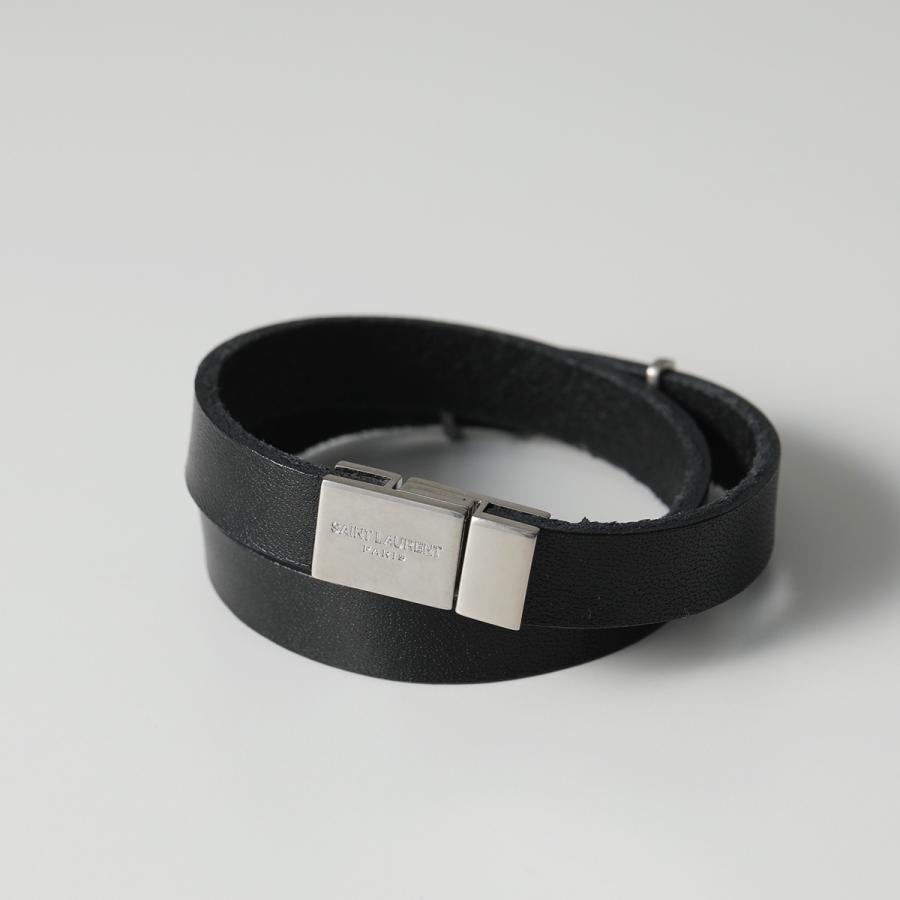 SAINT LAURENT サンローラン ダブルラップブレスレット 646558 SAINT LAURENT サンローラン ダブルラップブレスレット 646558