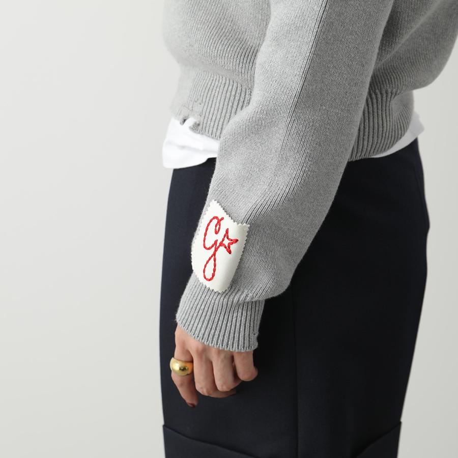 ゴールデングース クルーネック ロゴワッペンニット セーター 長袖 プルオーバー GOLDEN GOOSE（ゴールデングース） ニット セーター *GOLDEN GOOSE