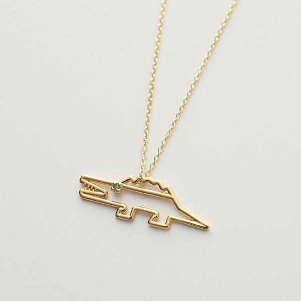 ALIITA アリータ ネックレス COCODRILO ESMERALDA NECKLACE レディース 