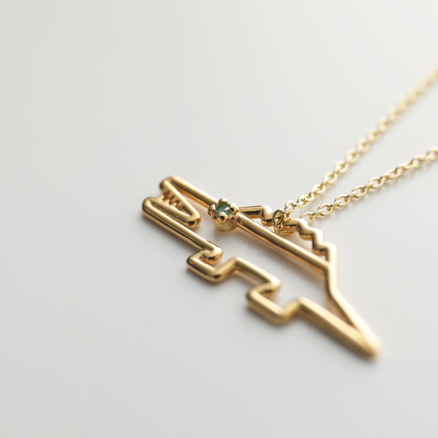 ALIITA（アリータ） ネックレス COCODRILO ESMERALDA NECKLACE