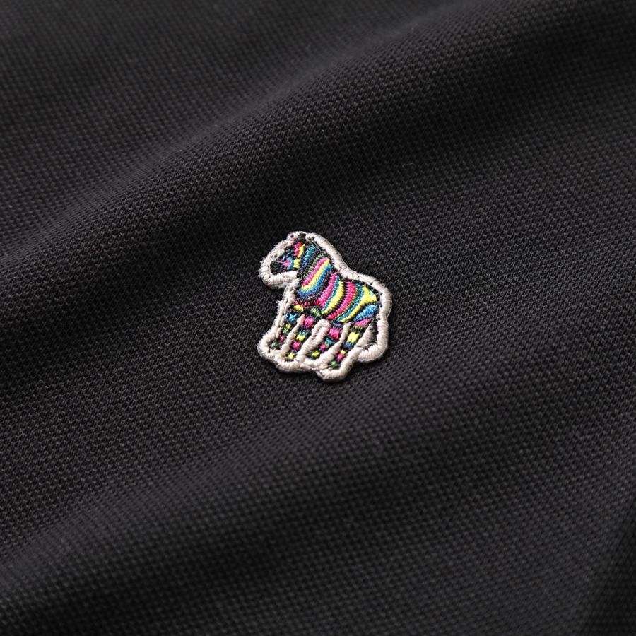 【新品タグ付き】 ポールスミス 鹿の子 ポロシャツ Mサイズ ネイビー Paul Smith｜ポールスミスのポロシャツ（ブルー・ネイビー/青色