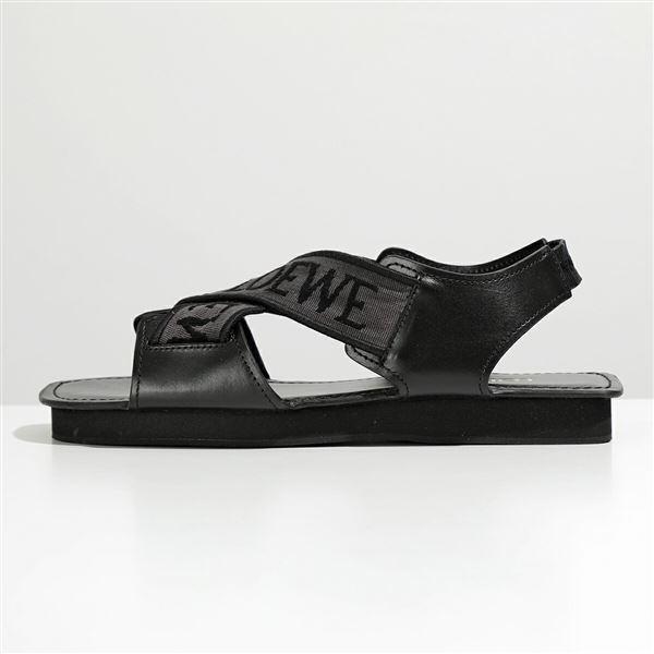 LOEWE ロエベ サンダル CRISS CROSS SANDAL クリスクロス M816465X04 メンズ レザー ジャガードロゴ バンド