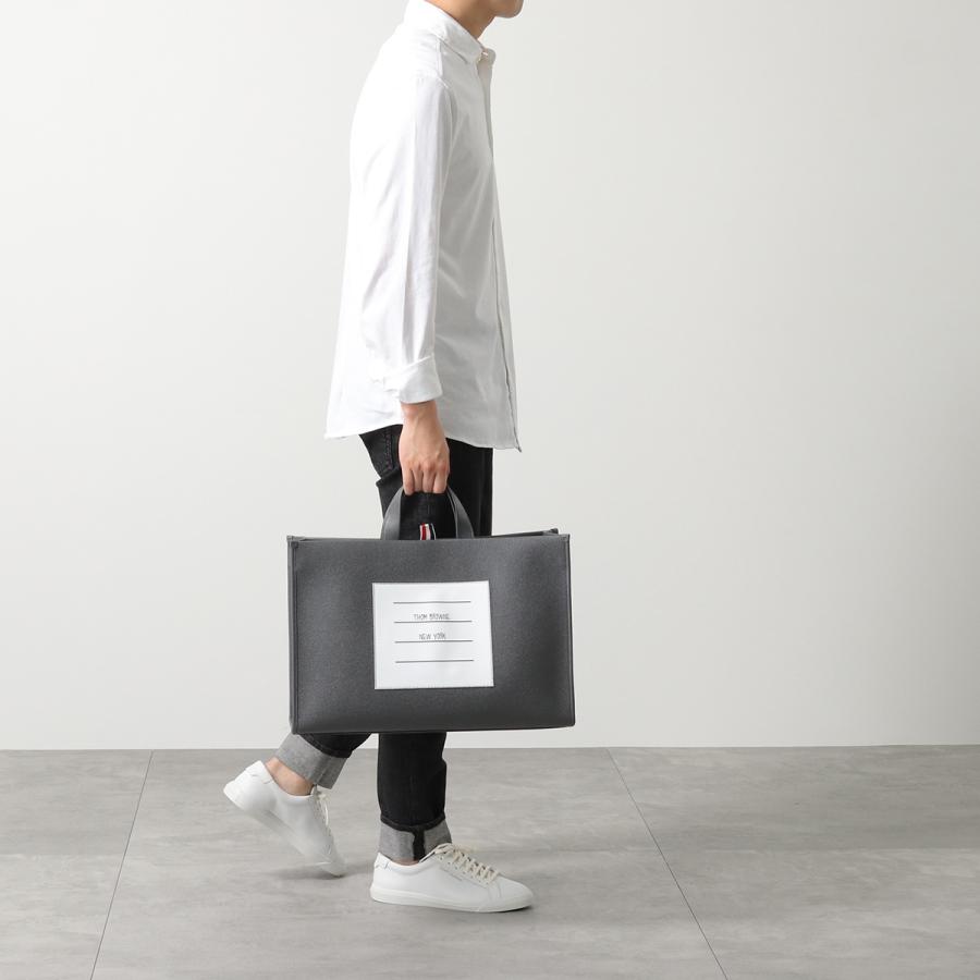 THOM BROWNE トムブラウン トートバッグ SQUARED TOTE W MAG372A THOM BROWNE トムブラウン トートバッグ SQUARED TOTE W MAG372A