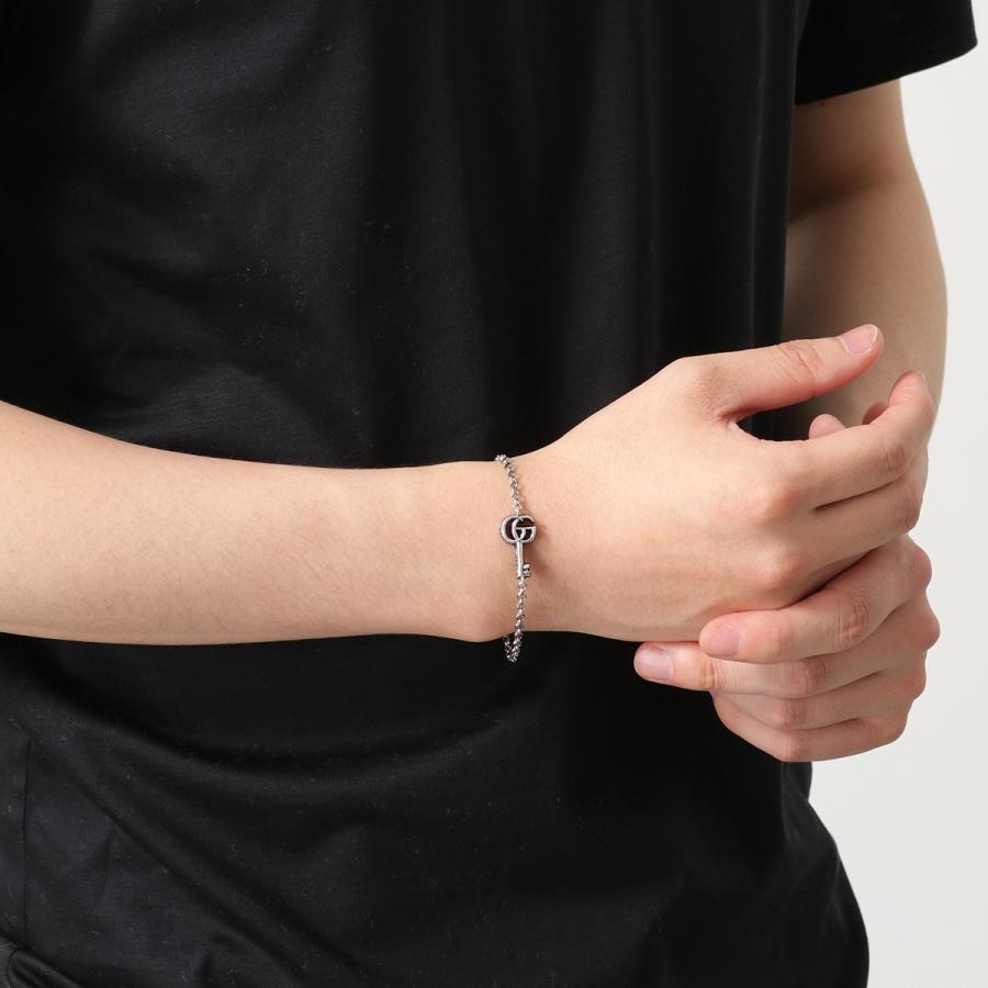 GUCCI グッチ ブレスレット ダブルG キー 632207 J8400 メンズ GUCCI グッチ ブレスレット ダブルG キー 632207 J8400 メンズ