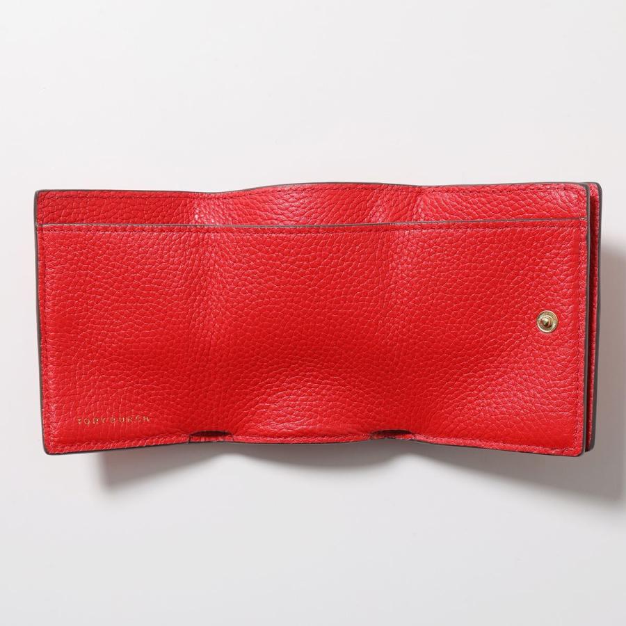 TORY BURCH トリーバーチ 三つ折り財布 McGRAW TRI FOLD マックグロー トライフォールド 61970 レディース レザー ロゴ  小銭入れ ミニ財布 カラー2色