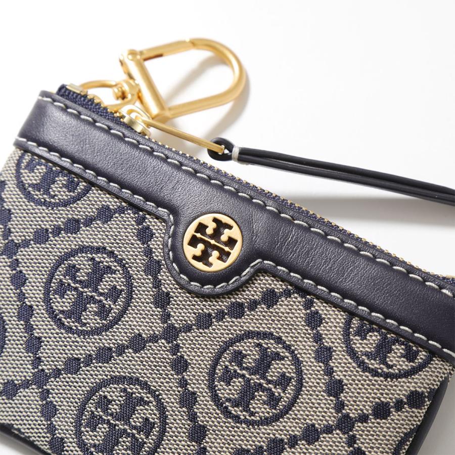 TORY BURCH トリーバーチ フラグメントケース 80799 レディース Tモノグラム キーリング付き カード&コインケース キーケース  ミニ財布 405/TORY-NAVY