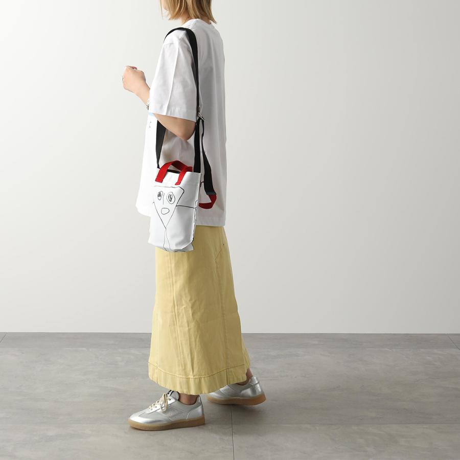 PLAN C プランシー ハンドバッグ PILI AND BIANCA VERTICAL BAG SHCBC51S11 TU001 レディース  ショルダーバッグ スケッチプリント 鞄 00W01/OPTICAL-WHITE