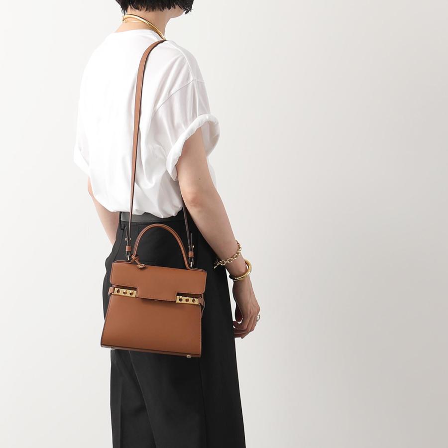 DELVAUX デルヴォー ショルダーバッグ Tempete PM レディース レザー ハンドバッグ 鞄 30CDO/Tan-ブラウン｜s-musee｜03