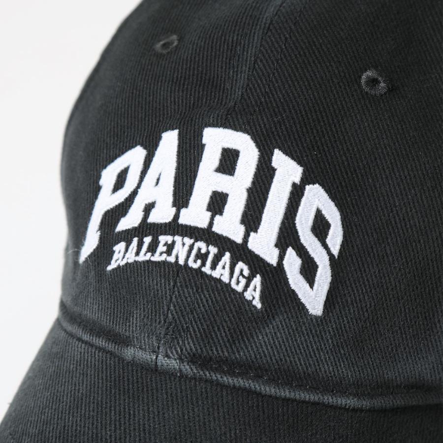 BALENCIAGA バレンシアガ ベースボールキャップ CITIES PARIS CAP 680748 410B2 レディース コットン  カレッジロゴ 刺繍 帽子 1077