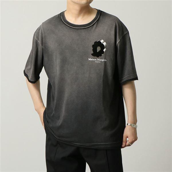 〈新品〉Maison Margiela ブラック Tシャツ サイズ10 MAISON MARGIELA 10 CUT & SEW LOGO TEE Size 46 | eBay