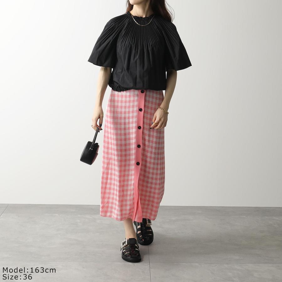 レッドヴァレンティノ 半袖フリルブラウス