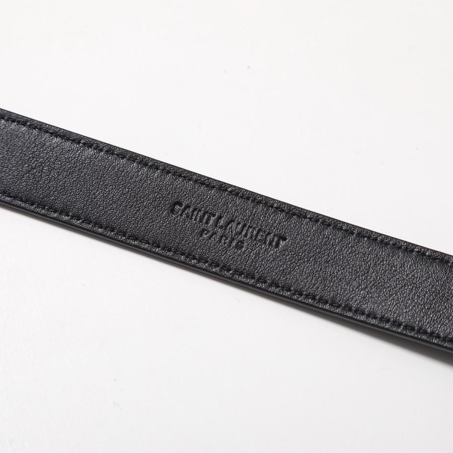 ✨美品✨サンローラン ベルト カサンドラ レザー 無段階調節 メンズ ビジネス SAINT LAURENT サンローラン ベルト YSL BELT 2.0 ナロー 612616 DTI0W