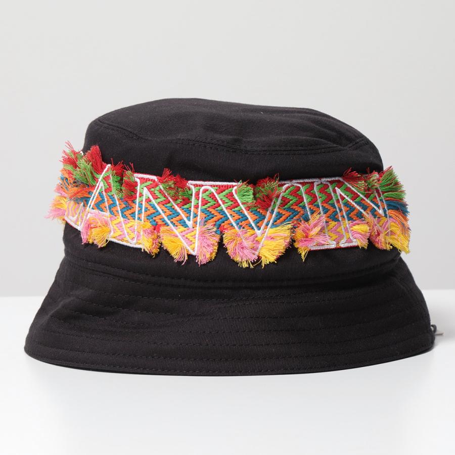 ワニ様　未使用 LANVIN ランバン 麦わら帽子 フリルハット ワニ様 未使用 LANVIN ランバン 麦わら帽子 フリルハット ワニ様 未