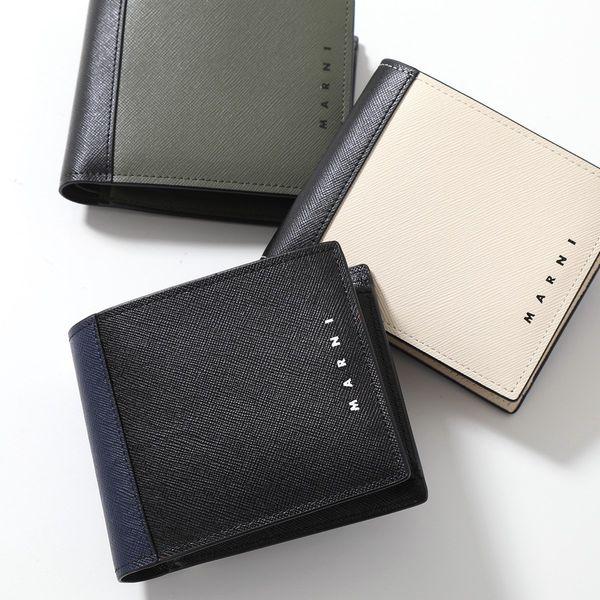 MARNI（マルニ） 二つ折り財布 PFMI0003L0 LV520 メンズ バイカラー