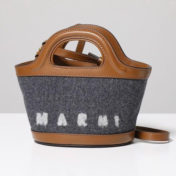 【極美品】MARNI マルニ　トロピカリア　バケツ型ショルダーバッグ　フェルト MARNI（マルニ） ショルダーバッグ TROPICALIA トロピカリア