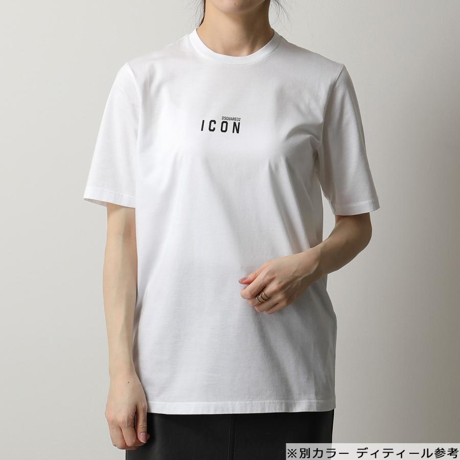最安値で ディースクエアード レディース Tシャツ トップス ロゴ