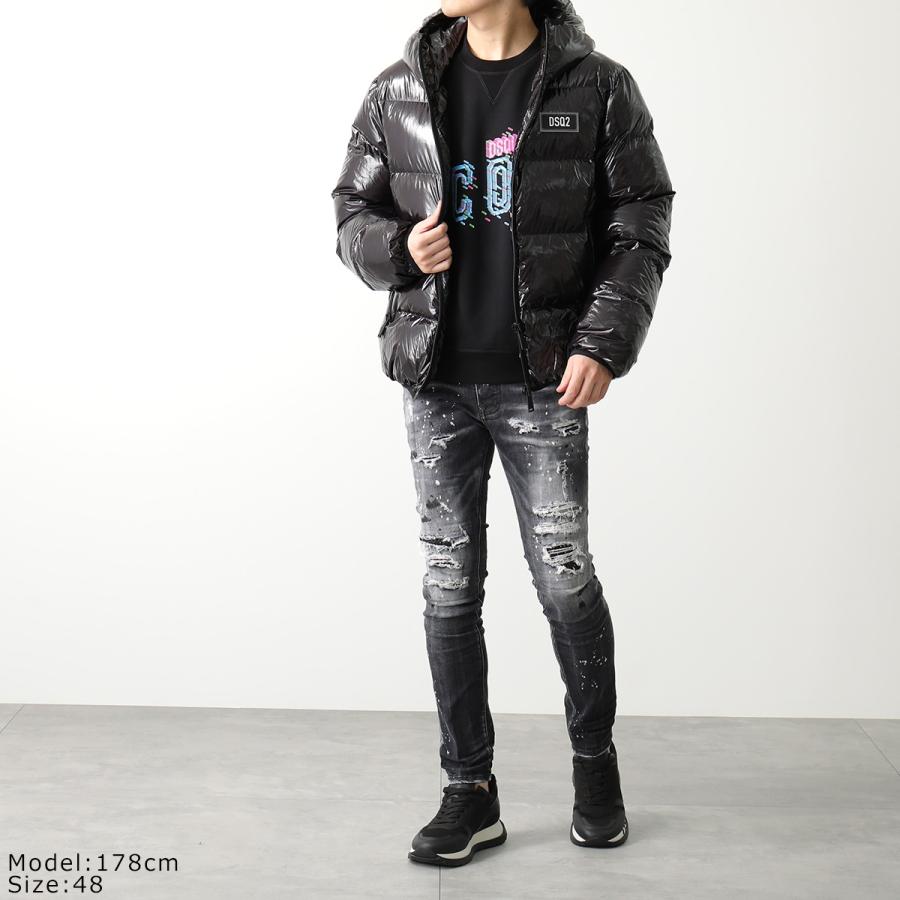 DSQUARED2 ディースクエアード ダウンジャケット Hooded Puffer S74AM1447 S54056 メンズ ロゴ ナイロン フーディー カラー2色｜s-musee｜05