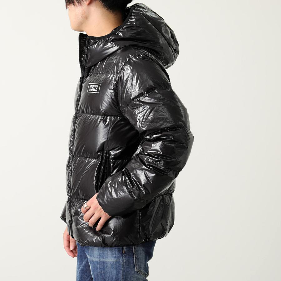 DSQUARED2 ディースクエアード ダウンジャケット Hooded Puffer S74AM1447 S54056 メンズ ロゴ ナイロン フーディー カラー2色｜s-musee｜09