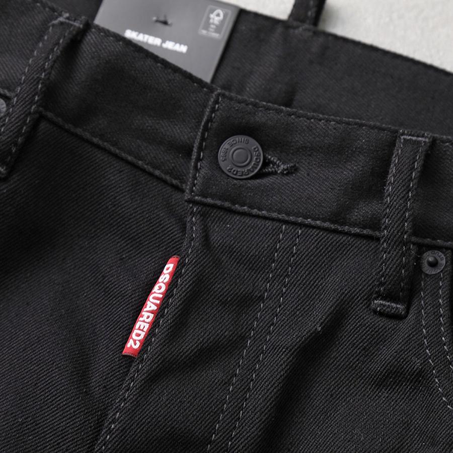 DSQUARED2（ディースクエアード） デニム BE ICON BLACK BULL SKATER