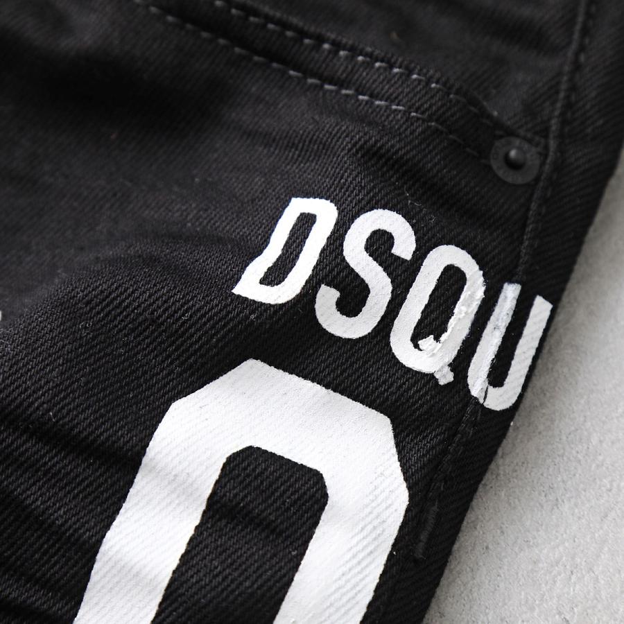 DSQUARED2（ディースクエアード） デニム BE ICON BLACK BULL SKATER