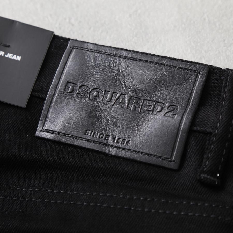 DSQUARED2（ディースクエアード） デニム BE ICON BLACK BULL SKATER