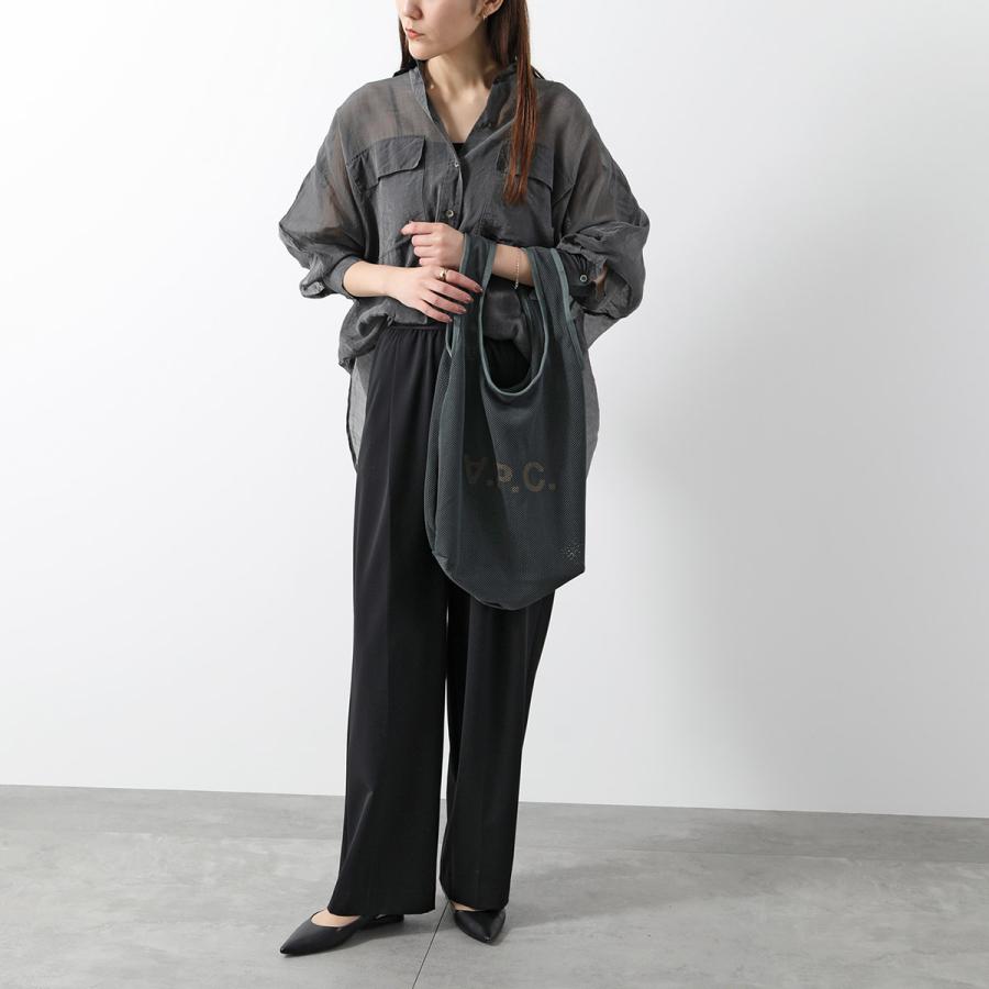 APC A.P.C. アーペーセー トートバッグ PSAEU H61679 レディース ショッピングバッグ メッシュ ロゴ 鞄 カラー6色の画像