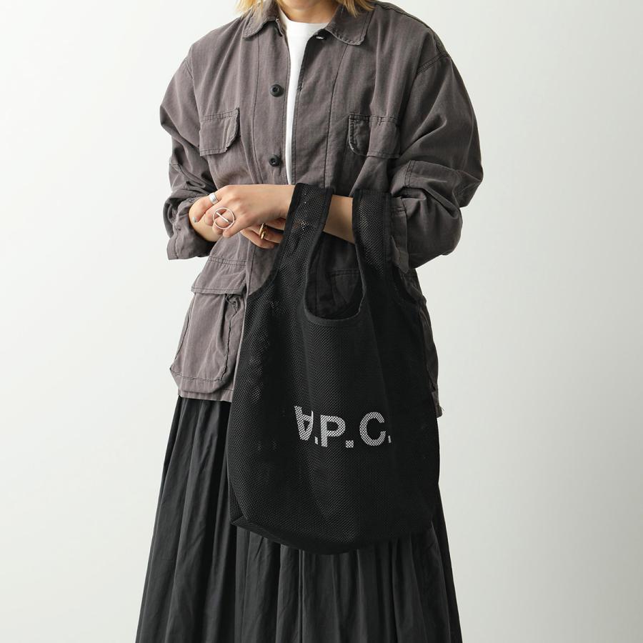 APC A.P.C. アーペーセー トートバッグ PSAEU H61679 レディース ショッピングバッグ メッシュ ロゴ 鞄 カラー6色の画像