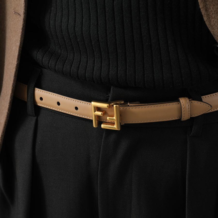 FENDI（フェンディ） ベルト 8C0648 AAIW レディース レザー FFロゴ