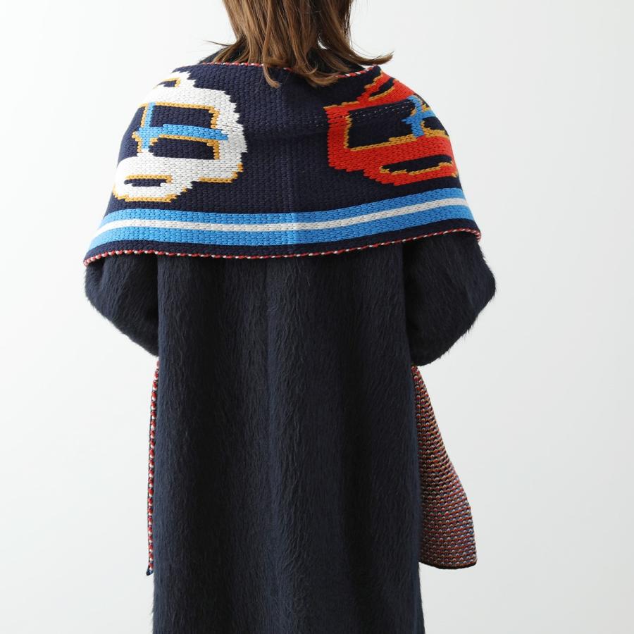 HERMES エルメス ニットマフラー 190×30 カレ CARRE 523106S  