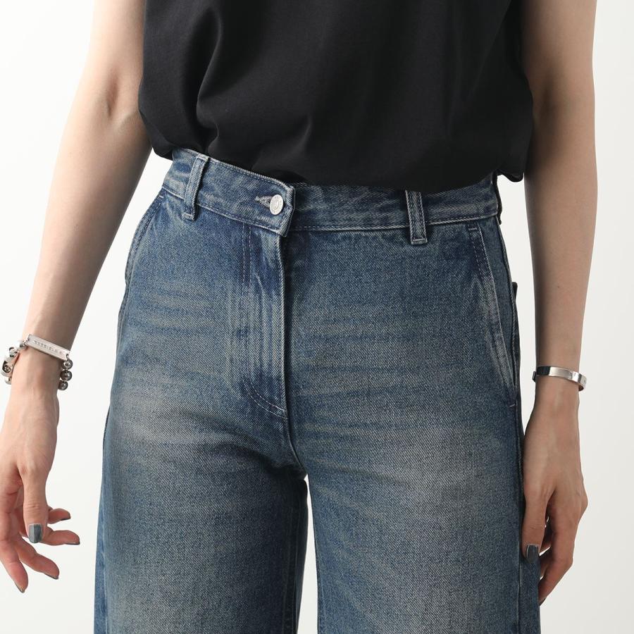 メゾンマルジェラ19AW ワイド パンツ スラックスS52192 ネイビー 38 メゾンマルジェラ19AW ワイド パンツ スラックスS52192 ネイビー 38