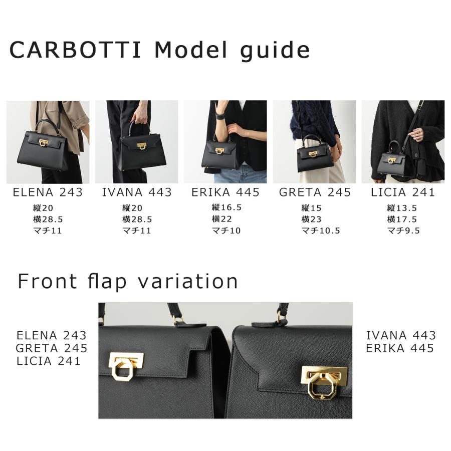 CARBOTTI（カルボッティ） ハンドバッグ ERIKA 445 エリカ レディース