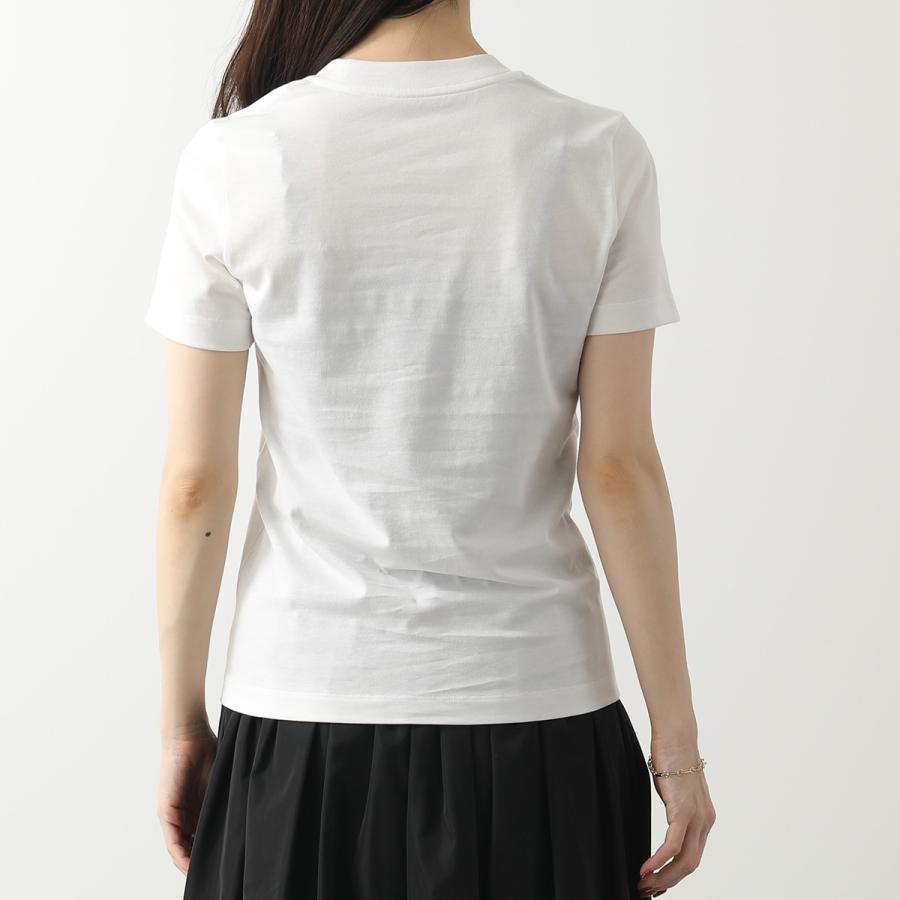 MONCLER ストーン装飾 ホワイト Tシャツ MONCLER（モンクレール） 半袖Tシャツ 8C00034 829FB レディース