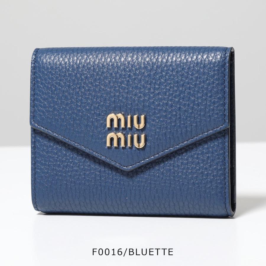miu MIUMIU ミュウミュウ 二つ折り財布 5MH040 2DT7 レディース miu MIUMIU ミュウミュウ 二つ折り財布 5MH040 2DT7 レディース