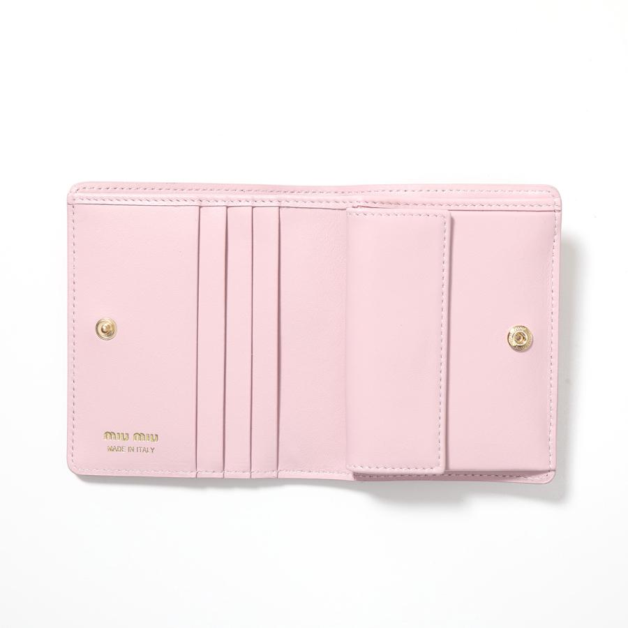 miu miu（ミュウミュウ） 二つ折り財布 5MV204 2F5X レディース