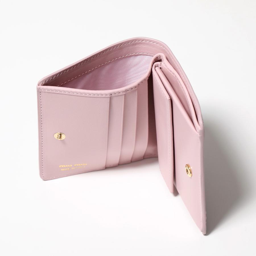 miu miu（ミュウミュウ） 二つ折り財布 5MV204 2F5X レディース