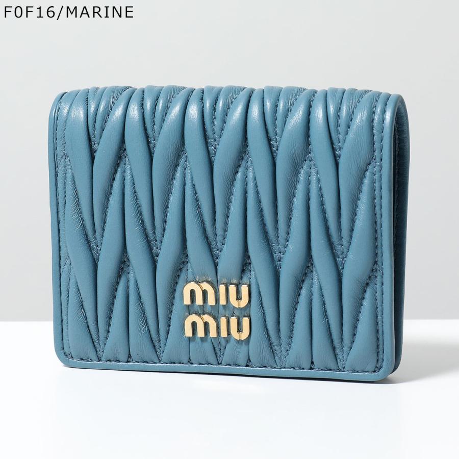 miu miu（ミュウミュウ） 二つ折り財布 5MV204 2FPP AFPP レディース