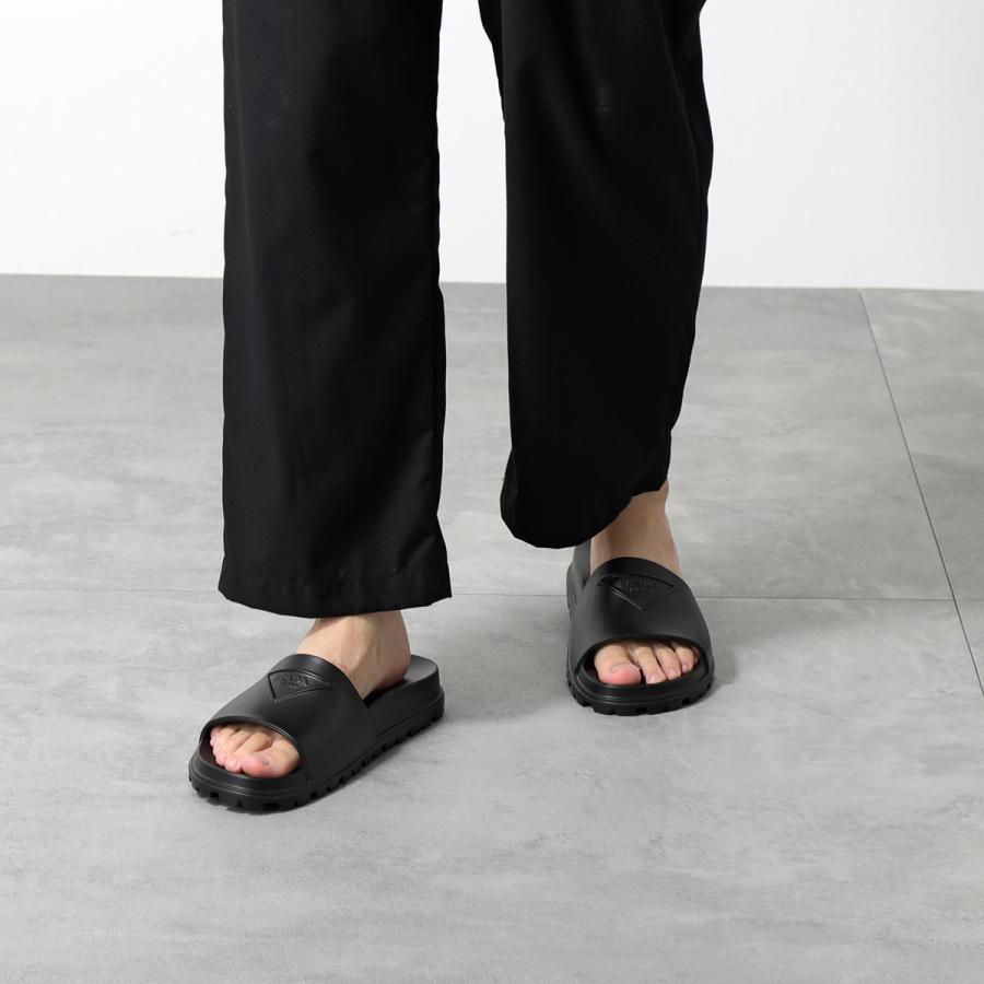 PRADA プラダ サンダル 2X3085 3LKV メンズ ラバー スライド PRADA プラダ サンダル 2X3085 3LKV メンズ ラバー スライド