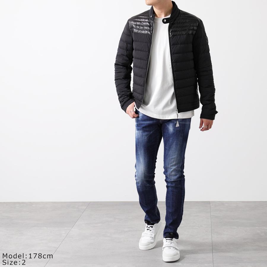 モンクレール　ナイロン ライダース ブルゾン バイカー MONCLER MONCLER モンクレールライダースバイカーダウンジャケットブラックL