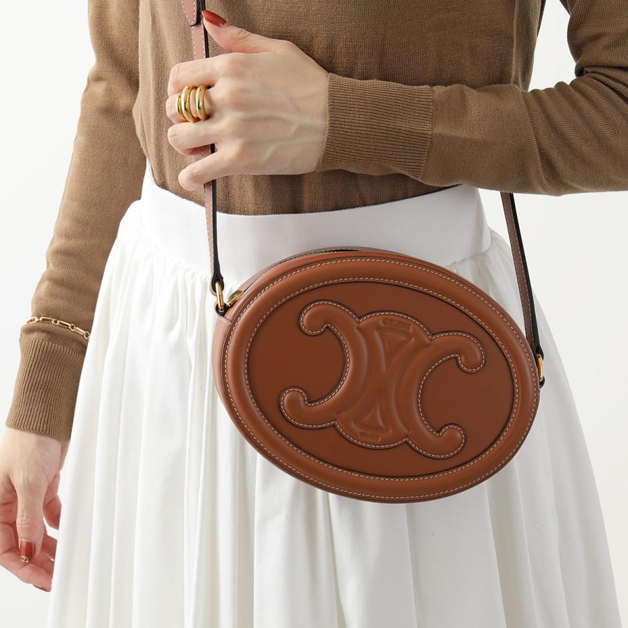 CELINE セリーヌ ショルダーバッグ Oval Bag 198603DXC.04LU CELINE セリーヌ ショルダーバッグ Oval Bag 198603DXC.04LU