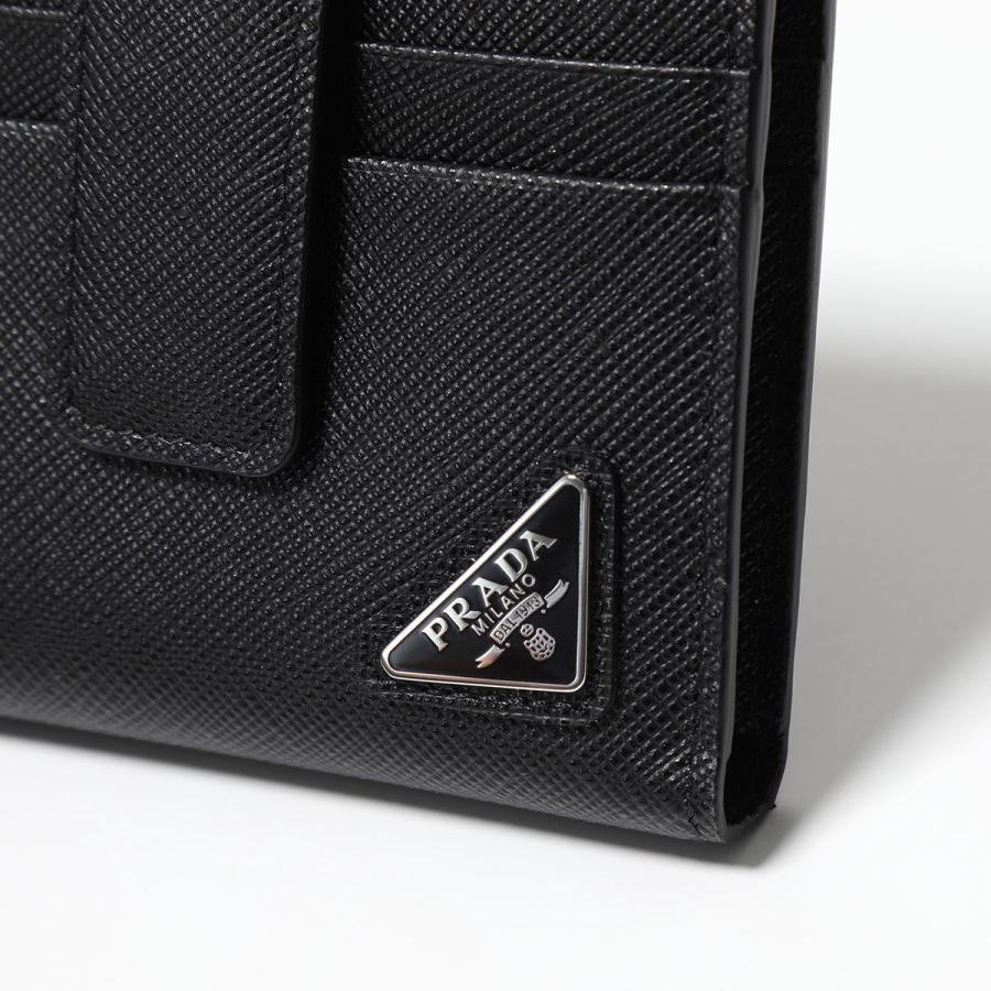 PRADA（プラダ） 二つ折り財布 2MC066 QHH F0002 メンズ レザー ミニ