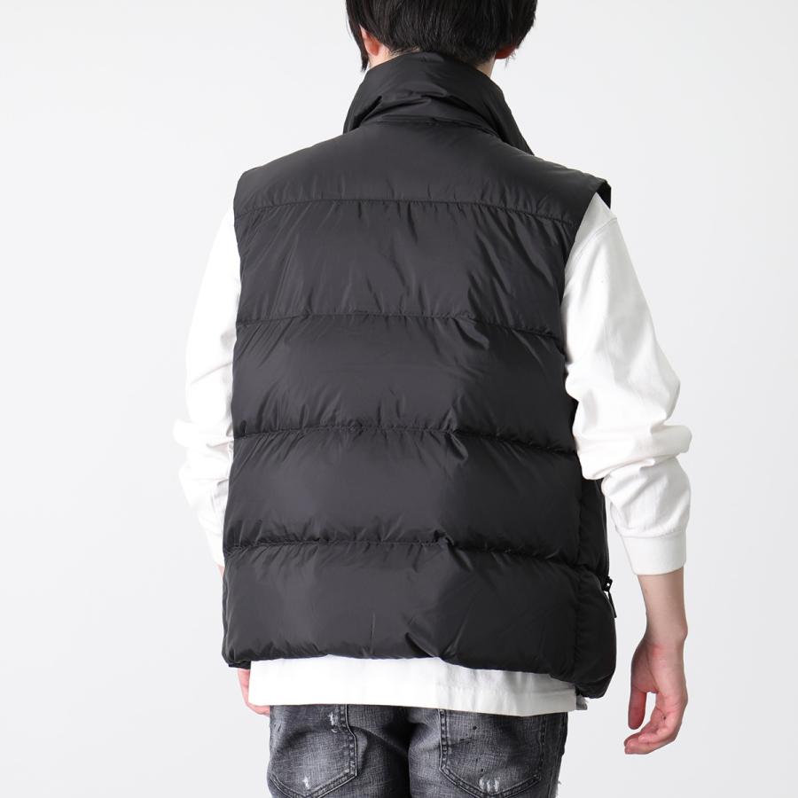 DSQUARED2 ディースクエアード ダウンベスト PUFFER VEST S74FB0316 S53353 メンズ ジレ ジップアップ ロゴ 900