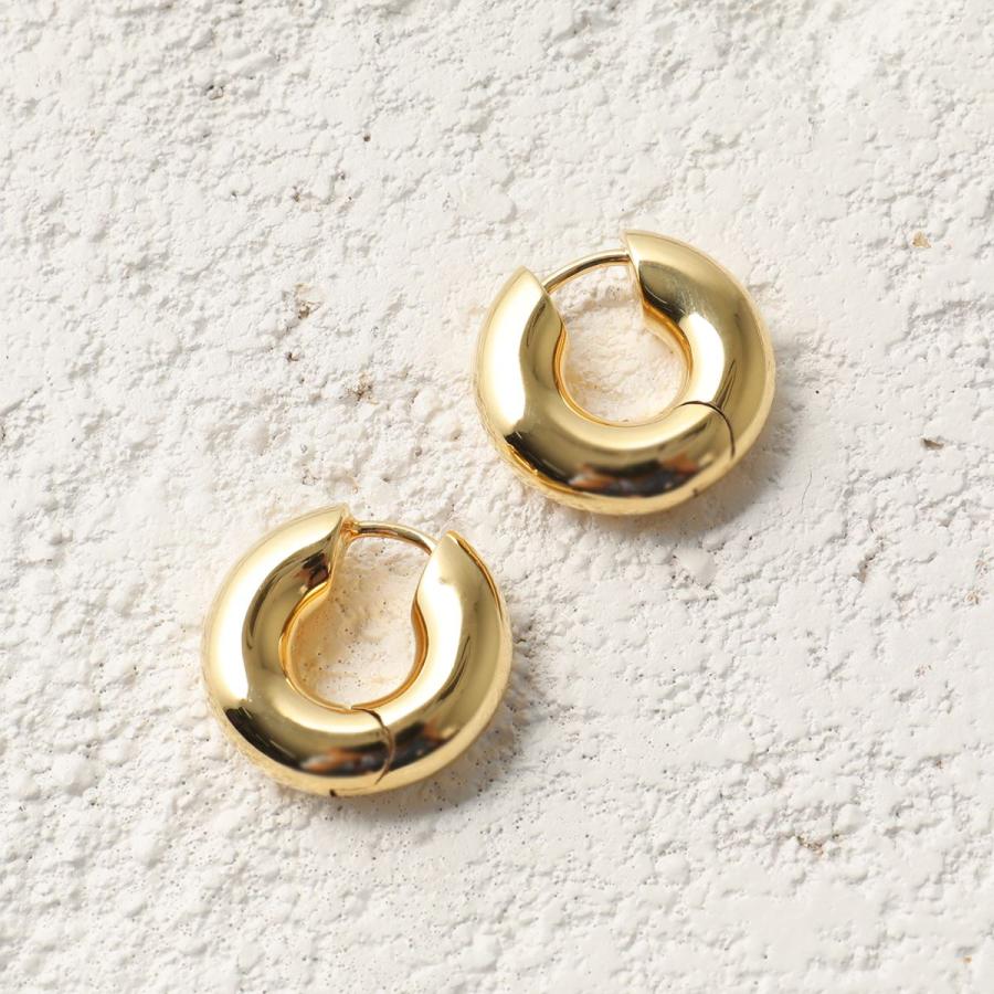 TOMWOOD トムウッド ピアス Chunky Hoops Small Gold チャンキーフープ