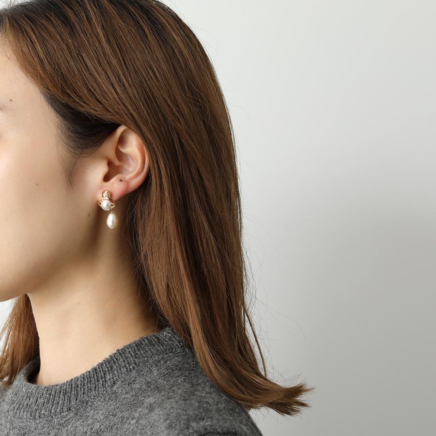 Vivienne Westwood ヴィヴィアンウエストウッド ピアス INASS EARRINGS 62020104 レディース アクセサリー オーブ パール カラー2色の画像