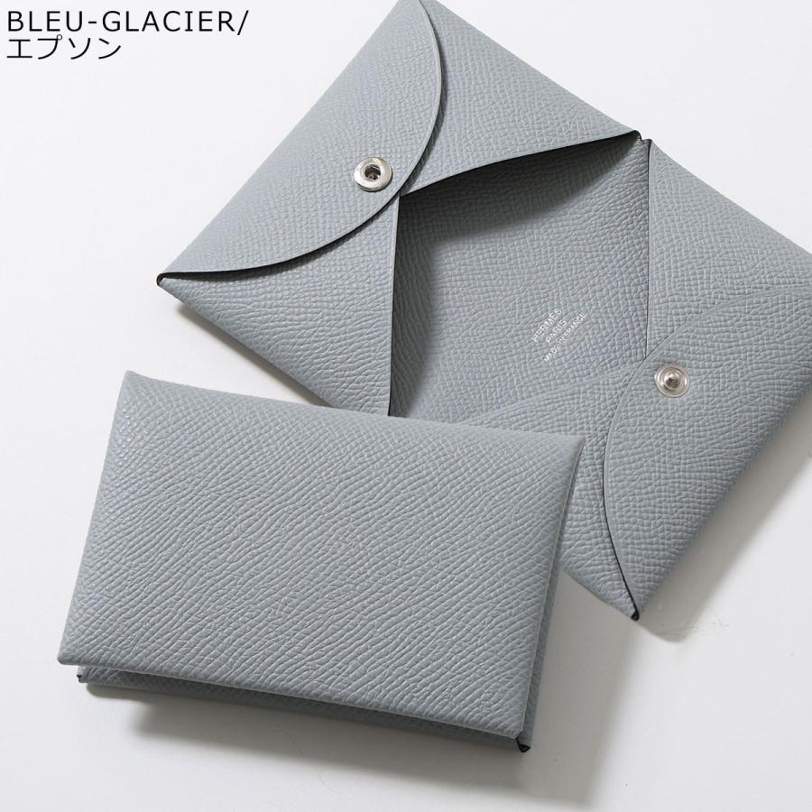 HERMES エルメス カードケース CALVI カルヴィ レディース エプソン レザー パスケース 小物入れ SV カラー12色の画像
