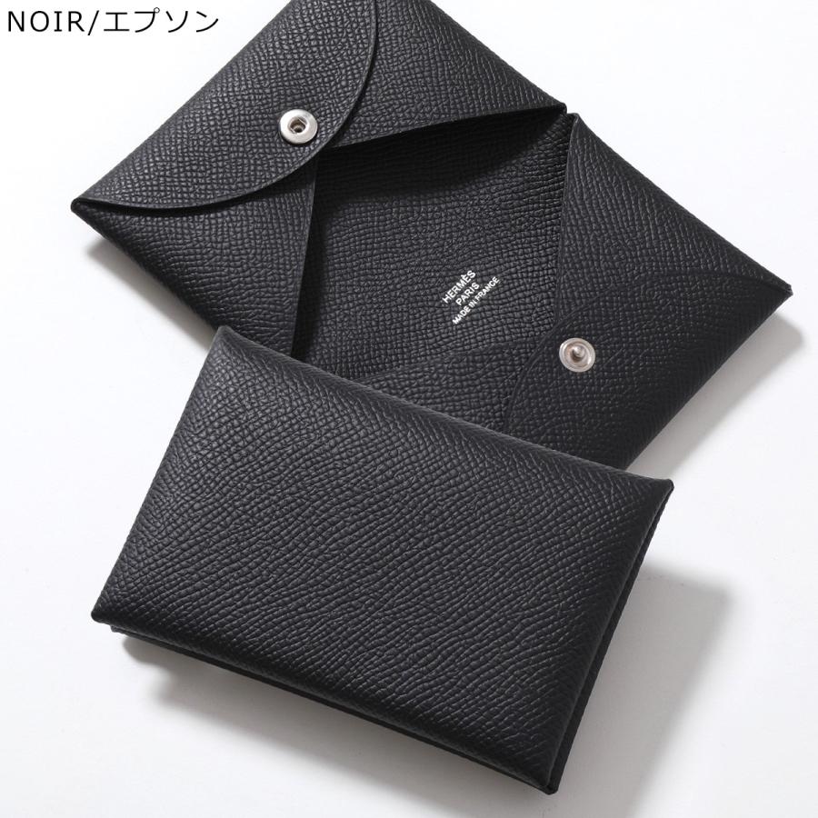 HERMES エルメス カードケース CALVI カルヴィ レディース エプソン レザー パスケース 小物入れ SV カラー12色の画像