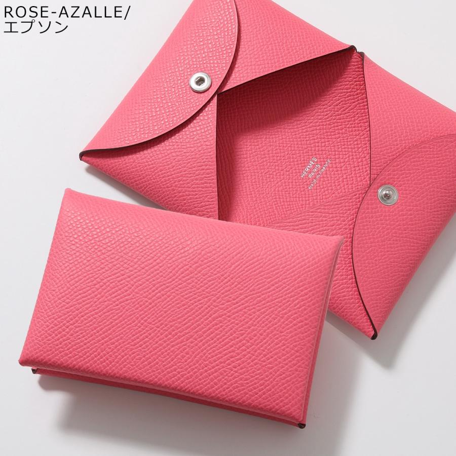 HERMES エルメス カードケース CALVI カルヴィ レディース エプソン レザー パスケース 小物入れ SV カラー12色の画像