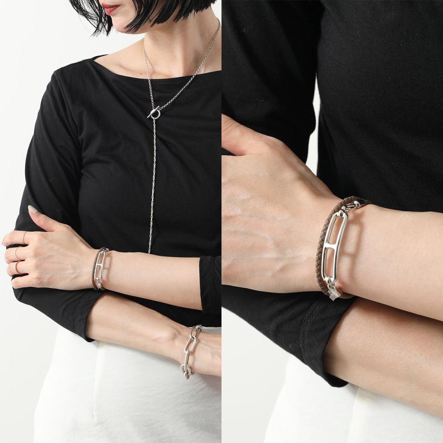 HERMES エルメス ブレスレット ROULISDOUBLE ルリ ダブル ドゥブル・トゥール H071727FP H071727FO レディース スイフト レザー 2連 カラー7色の画像
