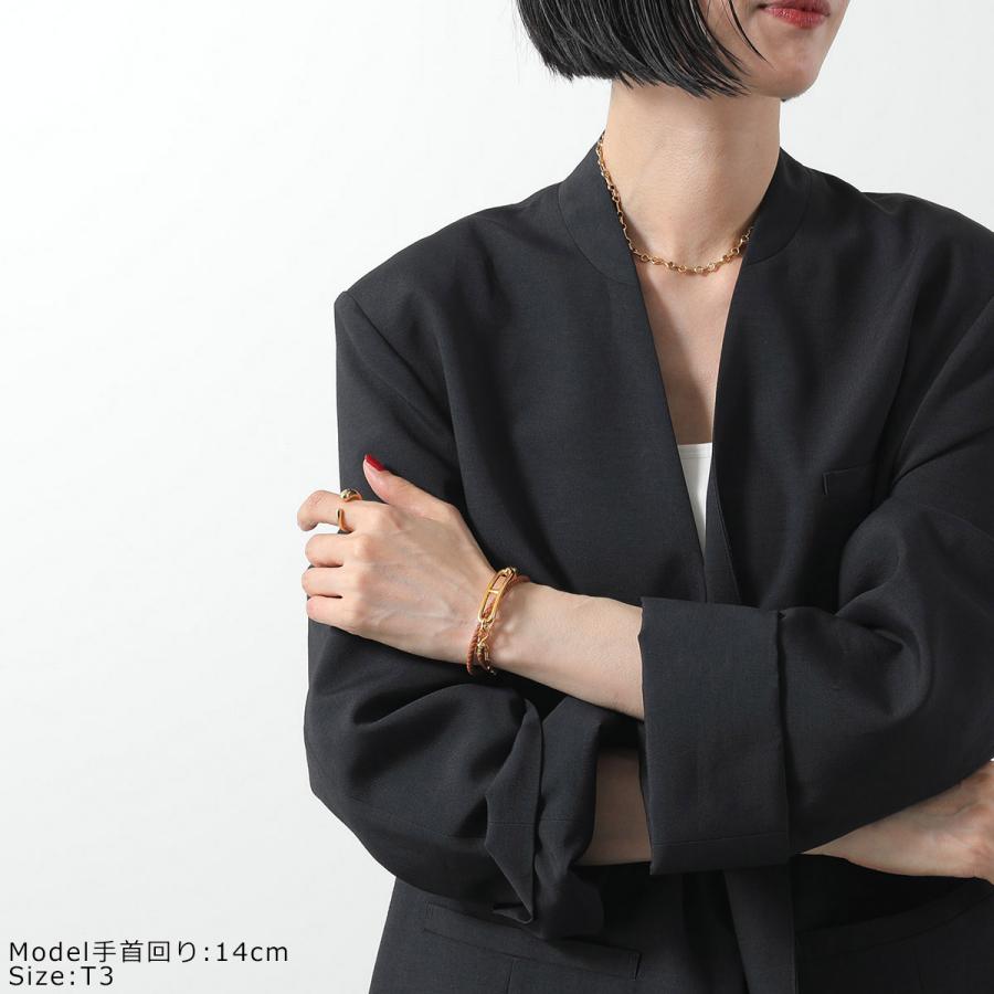 HERMES エルメス ブレスレット ROULISDOUBLE ルリ ダブル ドゥブル・トゥール H071727FP H071727FO レディース スイフト レザー 2連 カラー7色の画像