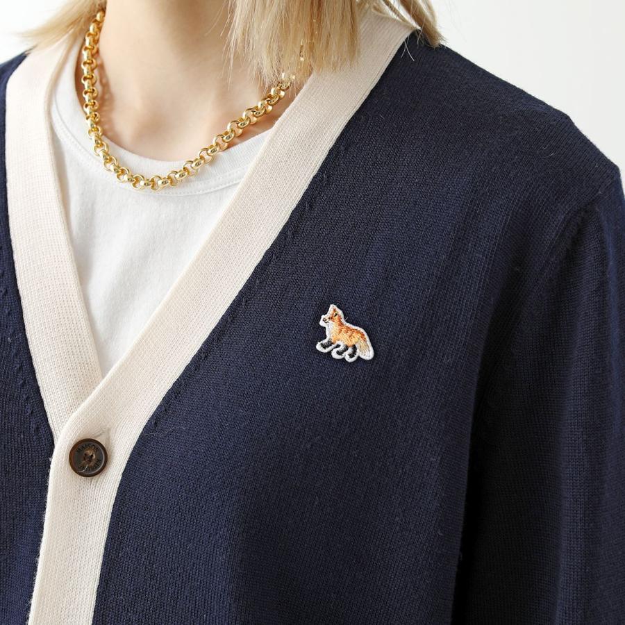 新品未使用　メゾンキツネ　ウールカーディガン MAISON KITSUNE メゾンキツネ カーディガン HU00542KT1036