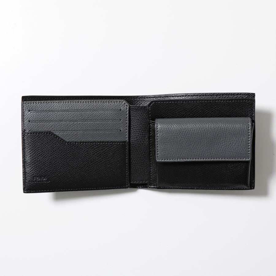 FENDI フェンディ 二つ折り財布 7M0339 AJJ8 メンズ コーテッド FENDI フェンディ 二つ折り財布 7M0339 AJJ8 メンズ コーテッド